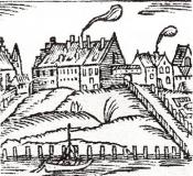 Zamek pod koniec XVI w.