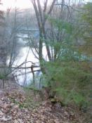 Widok od kesza na most