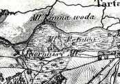 Osada i młyn w Pentowie na mapie Kwatermistrzostwa z 1943 r.