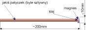 Przyrząd do wygarniania cache'a