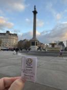 Nowy logbook na tle kolumny