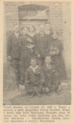 Przed domem na wyspie w 1935 roku