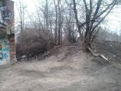 tu kiedyś były schody prowadzące z peronu na wejście przy tarasie