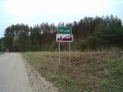 Znak już nie między drzewami