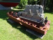 Wrak w skansenie morskim w Kołobrzegu