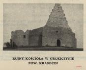 Ruiny kościoła św. Michała 1932 r.