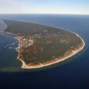 Cypel z lotu ptaka fot. D. Bógdał