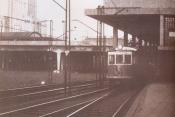 Pociąg WKD już w wykopie linii średnicowej, 1963 r.