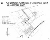 Plan założenia dworsko-ogrodowego w Janowiczach - stan z 1988 r.