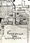 Rozplanowanie ogrodu przy pałacu Bucholtzów w Supraślu w 1892 r