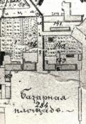 Rozplanowanie ogrodu przy pałacu Bucholtzów w Supraślu w 1892 r