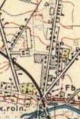 Hałda na mapie z 1936