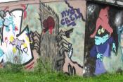 Żyrardów - graffiti na garażach