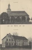 kościół i budynek szkolny