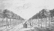 Pruski posterunek graniczny w Wielkiej Alei na ryc. Daniela Chodowieckiego z 1773