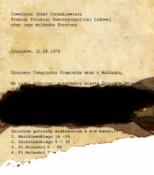 Zniszczony dokument znaleziony w archiwum 