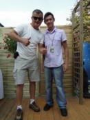 Ja z Irkiem Bieleninikiem podczas Parowozjady 2011 :)