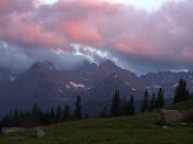 Tatry skąpane różem