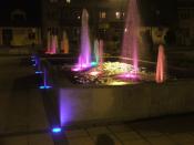Kolorowe fontanny