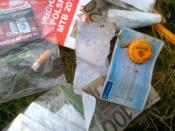 Mały śmietnik- zastany i posprzątany...