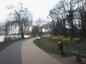 Początek promenady obok Kościoła Wita 