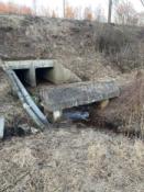 betonowy przyczółek od strony południowej