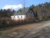 Leśniczówka przy której odbywają się często polowania.