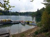 w oddali keja przy niej ten jacht ;)