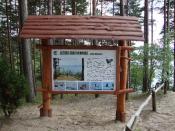 Nowa tablica w punkcie widokowym