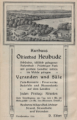 Reklama zespołu kuracyjnego przy Pustym Stawie, 1911