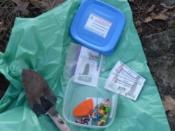 Skrzynka podczas założenia