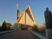 widok na twierdzę z okolic kesza