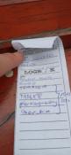 Wpis w logbook: Wpis w logbook
