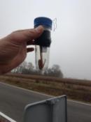 Tutaj siedzi w jednym ze znaków.