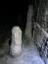 Falliczne stalagmity w kanale