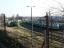 Widok "prawie z okna" na węzeł kolejowy w Zajączkowie