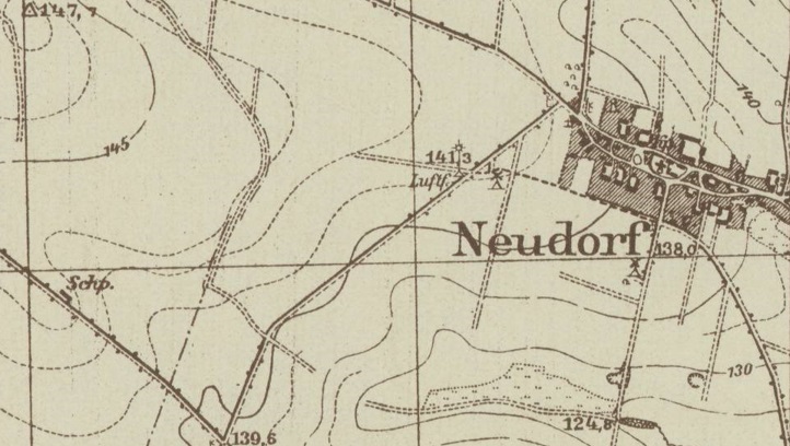Mapa topo z 1943 r.