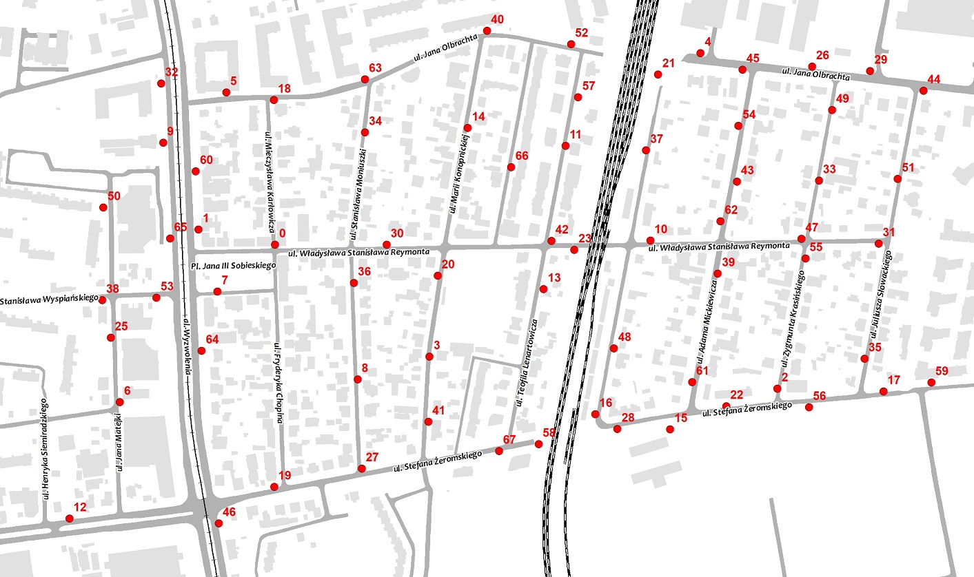 Garden City of Jelonek Map