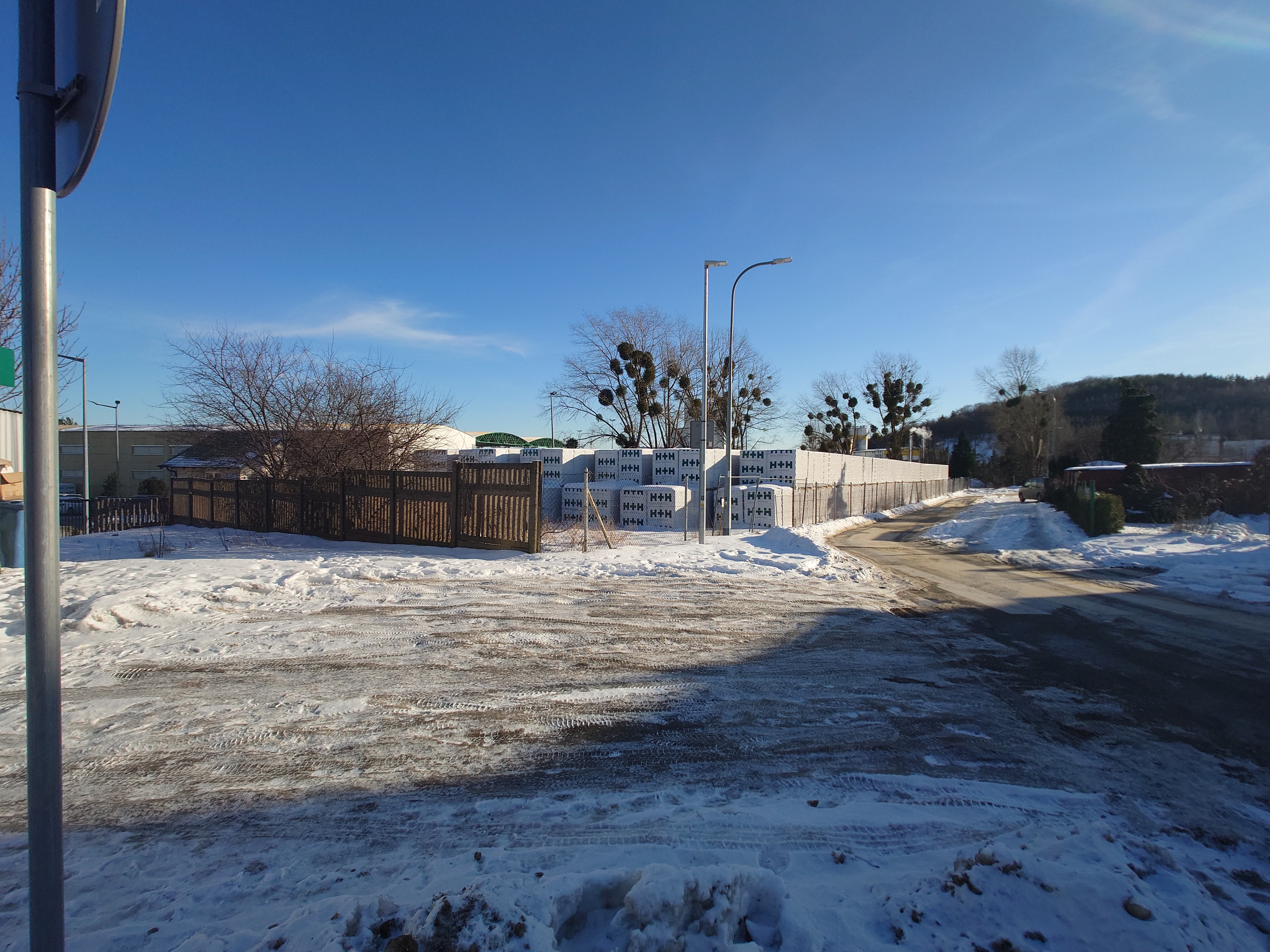 Miejsce, w którym znajdował się Dom Kultury, obecnie